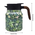 thumbnail image 2 of WIFKLSIIPG Vintage Floral Pattern Tea Tea Pot Vintage Floral Pattern Tea Built in Infuser Mini Hot Coffee Pot Stainless Steel Thermal Carafe with Lid for Hot Drinks, 2 of 3