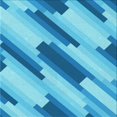 thumbnail image 1 of Ahgly Company Machine Washable Indoor Square Transitional Neon Blue Area Rugs, 5' Square, 1 of 7