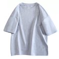 thumbnail image 2 of Gspmoly T-Shirts Surdimensionnés pour Hommes, Hauts Décontractés Unis à Manches Courtes Col Rond Blouses pour Sortir en Liquidation, 2 of 7