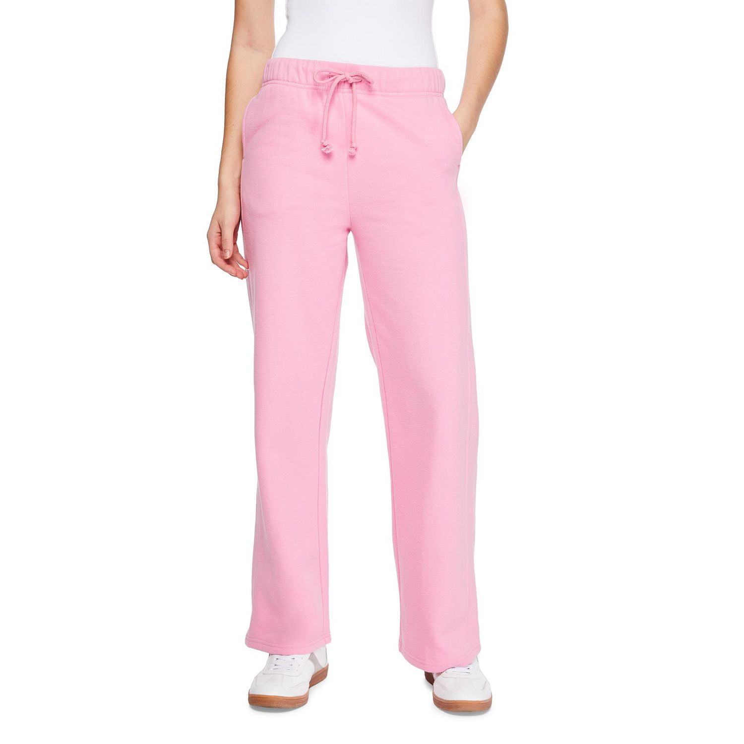 Pantalon de molleton à jambe large No Boundaries pour femmes