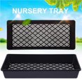 thumbnail image 4 of Baohd 2pcs Seedling Tray Wear-resistant Seed Starters Mesh Bottom Seeds Basin Seedlings Box for Microgreens Soil Blocks Wheatgrass, 4 of 7