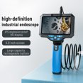 thumbnail image 3 of Lepmerk Portable Industrial Endoscope with Dual Lens, 5-Inch HD Display, 7.9mm Camera, 5m Flexible Cable, 1920P Resolution, T28 Model - Includes Multilingual User Manual, 3 of 7