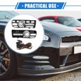 thumbnail image 2 of Unique Bargains Front Bumper Grille Fog Light Kit Compatible for VW for Golf 1997-2004 Durable Plastic Black with LED, 2 of 7