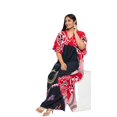 thumbnail image 2 of Oussum Robes Longues Caftans Tribales Rouges en Polyester Grande Taille pour Femmes, 2 of 7