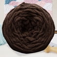 thumbnail image 2 of Clearance! Chunky Yarn Acrylic Bulky Washable Hand Knitting Yarn for DIY Blanket Scarf Sweater Needle and Thread Kit,Coffee, 2 of 3
