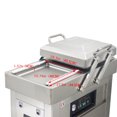 thumbnail image 4 of Two Chambers Vacuum Packaging Machine Stainless Steel Vacuum Sealer 15.7" Sealing Length 220V, 4 of 17