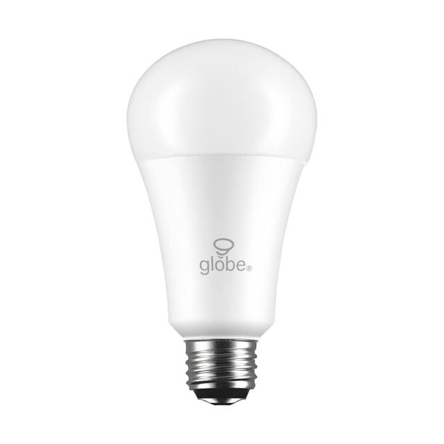 Globe Electric 30/60/100W Equivalent Warm White (3000K) A-Type Three Way LED Plastic Light Bulb, E26 Base, 350/800/1500 Lumens, 31085