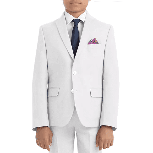 Lauren Ralph Lauren Veste en Lin Blanche pour Garçons (Blanc, 20R)
