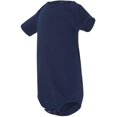 thumbnail image 2 of Bella Canvas Baby Jersey One Piece, 18-24, Navy, 2 of 3