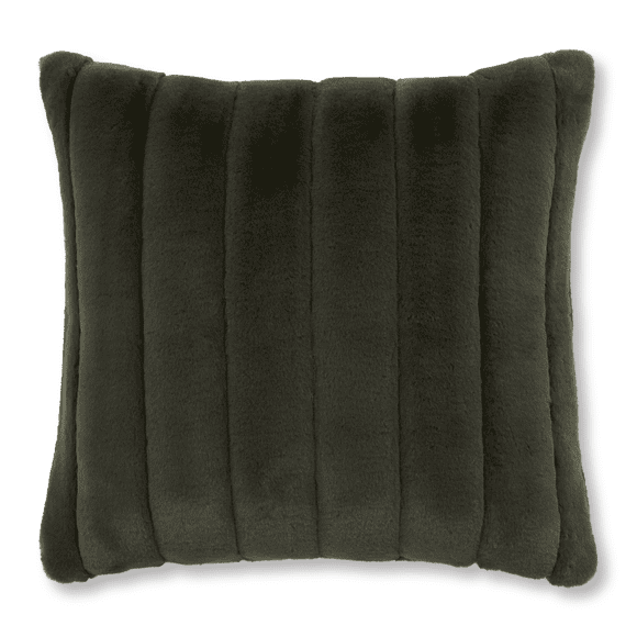 Bouclair Cougar Faux Fur Decorative Throw Pillow