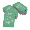 thumbnail image 2 of Inkdotpot 100 Pack Real Silver Foil Paper Tags Baby It's Cold Outside Baby Shower Favor Hang Tag, 2 of 6