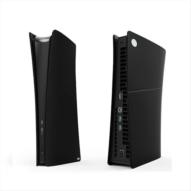 Housse en Silicone pour Console PS5 Slim Édition Numérique, Étui de Protection Imperméable Anti-Rayures Anti-Chute