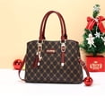 thumbnail image 2 of Trendy Geometric Pattern Handbag, Women's Tassel Decor Crossbody Bag, Elegant, 2 of 5