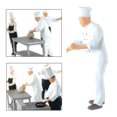 thumbnail image 2 of 1/64 restaurant Cook Miniature Scene Layout Toy for Chef White 3, 2 of 8