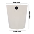 thumbnail image 3 of TIMIFIS Kitchen Gadgets Garbage Bin Trash Can Pressure Household Kitchen Large Plastic Basket Bedroom Bathroom Classification Small Trash Bucket Kitchen & Dining, 3 of 6