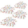 thumbnail image 1 of DIY Rainbow Buttons, Decoration Accessories Rainbow Shape 2 Holes Buckle Rainbow Wooden Buttons 200Pcs  For Clothes Sewing, 1 of 8