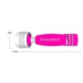 thumbnail image 3 of Bodywand Mini Personal Massage Wand, Neon Pink, 3 of 3