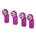 thumbnail image 1 of RC Car Rod End, M3 High Accuracy 4PCS Steel Fine Workmanship RC Car Steering Rod Head  For Replacement Black,Red,Silver,Dark Blue,Purple, 1 of 8