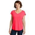 thumbnail image 1 of Arrêté District &174; Femmes Drapey Cross-Back Tee. Dm416 4XL Corail Chaud, 1 of 1