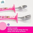 thumbnail image 3 of The First Years Disney Minnie Mouse Toddler Utensils - Fork & Spoon Set - Ages 9 Months and up, 3 of 6