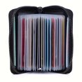 thumbnail image 4 of PU Leather Credit Card Holder Card Bag, Zipper Wallet With 20 Card Slots, Ideal Gift For Men, 4 of 6