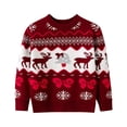 thumbnail image 1 of zbxnLI Chandails de Noël Laids pour Tout-Petits Garçons Filles, Manches Longues, Col Rond, Tricot, Chandail, Hauts pour Enfants, 1 of 5