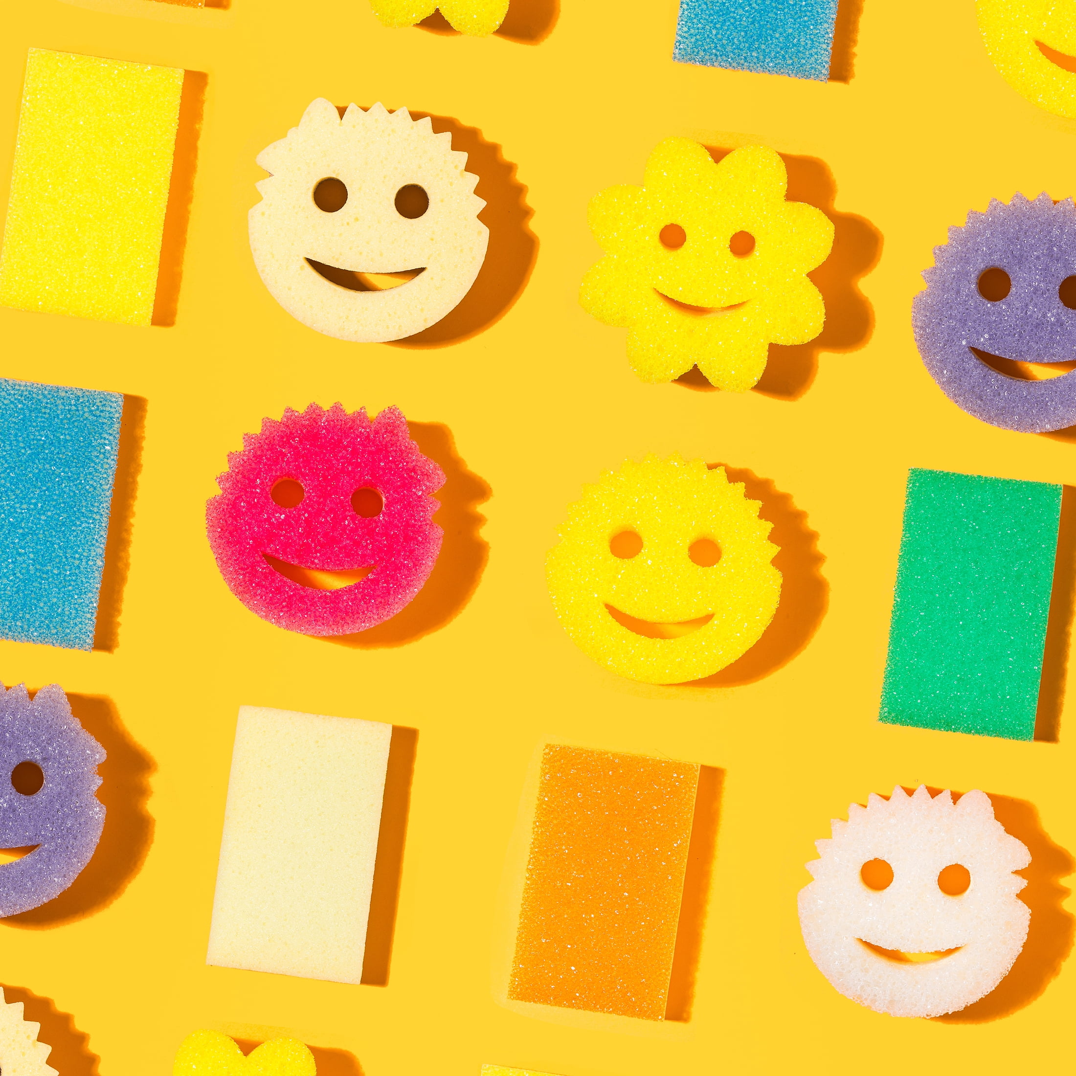 Scrub Daddy Sponge Daddy Non-Scratch Sponges, 3 Count