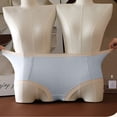 thumbnail image 4 of cfhntfmh Plus Size Panties for Women Soft High Waisted Full Coverage Briefs Breathable Color Block Seamless Underwear, 4 of 6