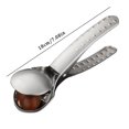 thumbnail image 3 of Oleegame 1PC Kitchen Utensils Set Clip Metal Sheller Nut Walnut Quick Pliers 2 In 1 Opener Chestnut Kitchen Dining Bar Silver, 3 of 7