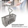 thumbnail image 3 of Cutlery Storage Basket, Secure and Lasting Wide Compatibility Plastic Material Easy To Maintain Large Capacity Universal Dishwasher Basket  for Home Use, 3 of 7