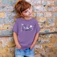 thumbnail image 2 of Chandail Court de Danse 2t Chandails à Manches Longues Filles Garçon et Fille Mode Décontractée Imprimé Col Rond Ample T-Shirt à Manches Courtes Haut, 2 of 4
