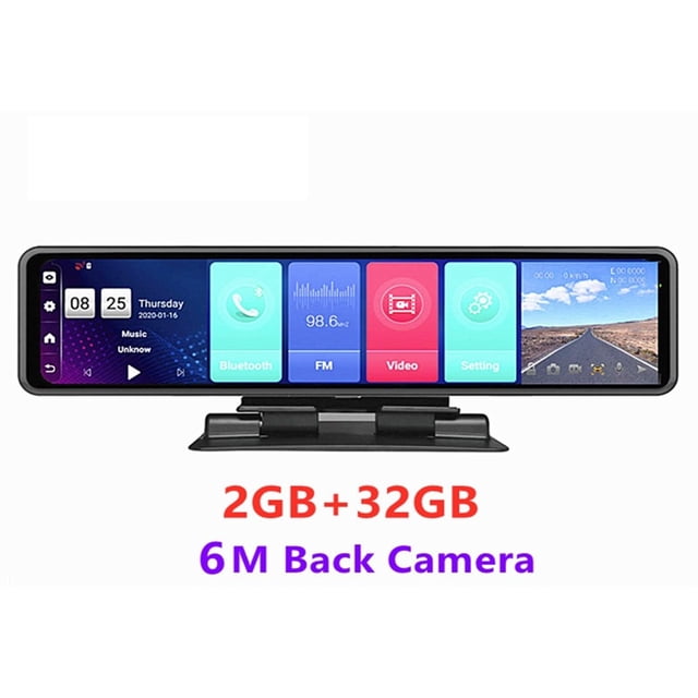 12 Inch Car Mirror 8.1 Dvr Dash Camera 1080P Dual Camera GPS Navigation ADAS Remote Car Video Surveillance ,Clear Images