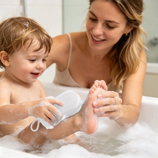 Outdor Uonlitech Silicone Shower And Facial Cleansing Brush With Hanging Rope Soft Cleansing Scrub Brush For Showering And Facial Exfoliation And Scrub