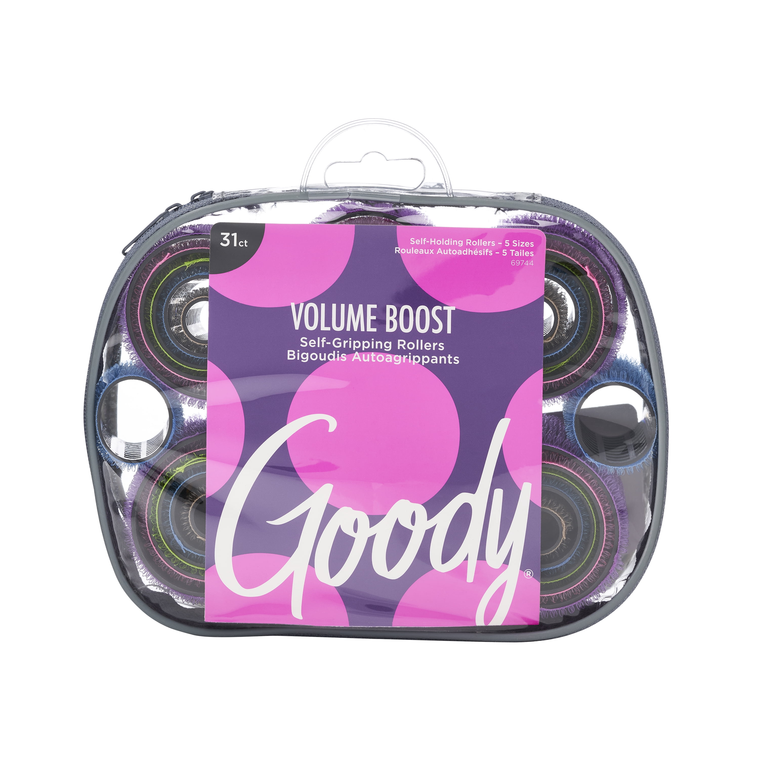 Goody Rouleaux auto-adhésifs pour plus de volume, 5 tailles, 31 pièces