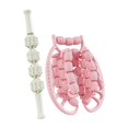 thumbnail image 4 of Siruishop 2 Pcs Rouleau Relaxant pour Fascia, Masseurs, Relaxant Musculaire pour Coude et Mains, Rose, 4 of 8