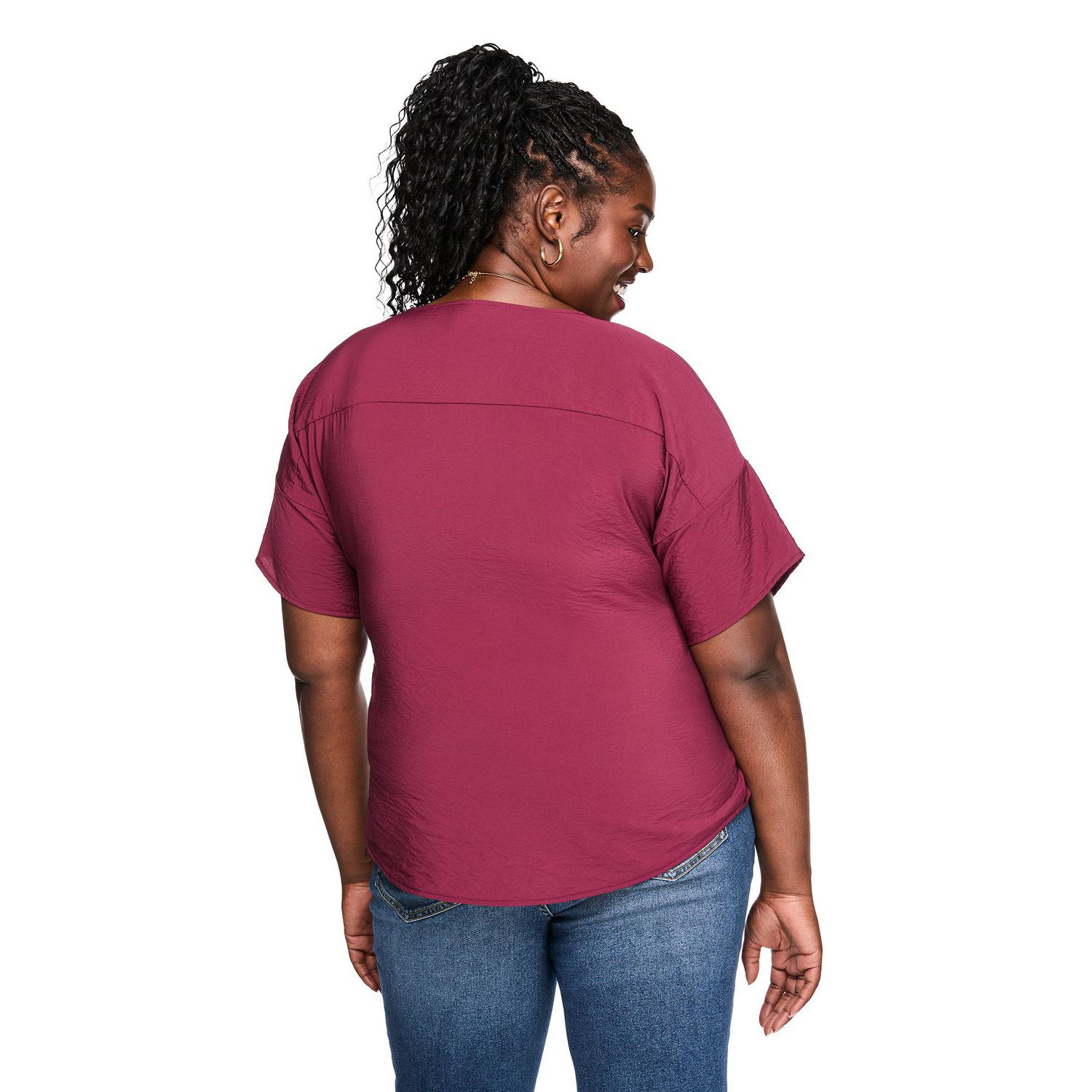 Haut imprimé à manches courtes Lane Bryant Plus pour femmes