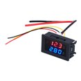 thumbnail image 1 of Multimeter Panel, Double 3-Digit Meter Scope DC 0V-100V 3 Ranges 0.28in LED Digital Tube Voltmeter Ammeter  For Wiring For Circuit Protection 10A,50A,100A, 1 of 8
