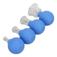 thumbnail image 3 of Silicone Vacuum Suction, Glass Cupping Tool Reduce Cellulite Skin Lifting 4pcs Portable Promote Blood Circulation  For Shoulder Blue, 3 of 8