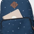 thumbnail image 4 of KAUKKO Stylish Oxford Fabric Backpack Travel Rucksack lightweight Hiking Bag Satchel, 4 of 5