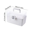 thumbnail image 3 of QTOCIO Home First Aid Kit Hand Helds Emergency Box Small Box Large Capacity Box For Home Use, 3 of 4