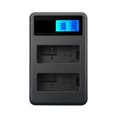 thumbnail image 2 of Chargeur de Batterie Double Rapide USB pour Appareil Photo Numérique à Écran LCD Intelligent pour CANON LP-E8, 2 of 6