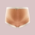 thumbnail image 3 of Ladies Comfortable Prenatal Solid Color Large Size Short High Waist Lace Abdominal Maternity Panties Underwear, 3 of 5