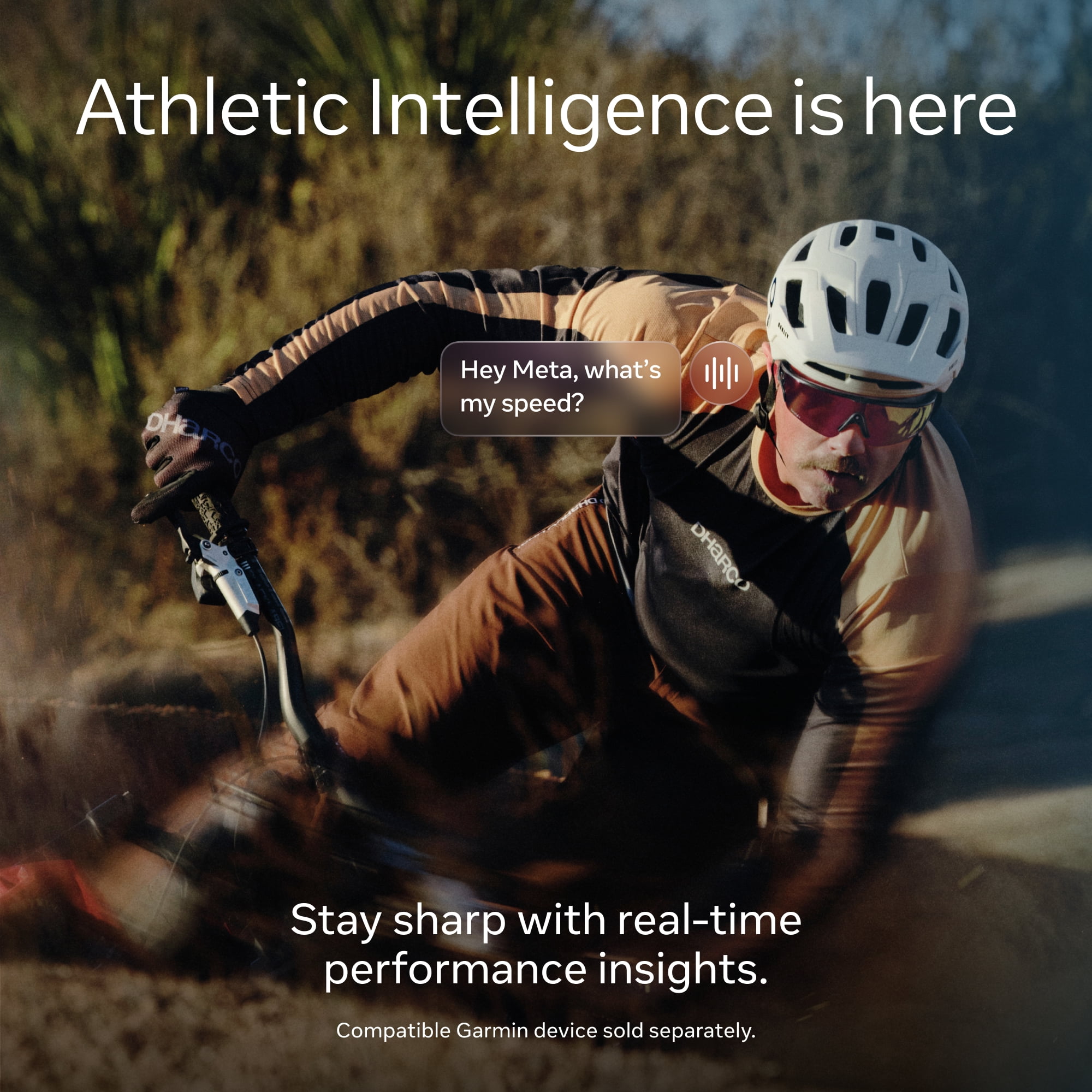 Oakley | Meta Vanguard avec Meta AI, compatibilité audio, photo et vidéo - Blanc, Noir Prizm