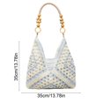 thumbnail image 3 of Shoulder Bag | Tote Bag | Large Capacity Crossbody Bag for Women | Everyday Commuting & Travel | Spacious Storage for Phone Wallet Cosmetics | Lightweight Durable Polyester Fabric, 3 of 6