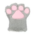 thumbnail image 1 of Glisme Winter Gloves Women Cat Fingerless Gloves Cat Mittens For Performance And Events Grey, 1 of 3