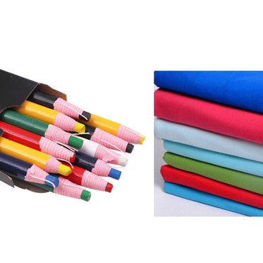 HLONK Fabric Marking Tailor Chalk Sewing Pencils For Accurate Stitching Lines