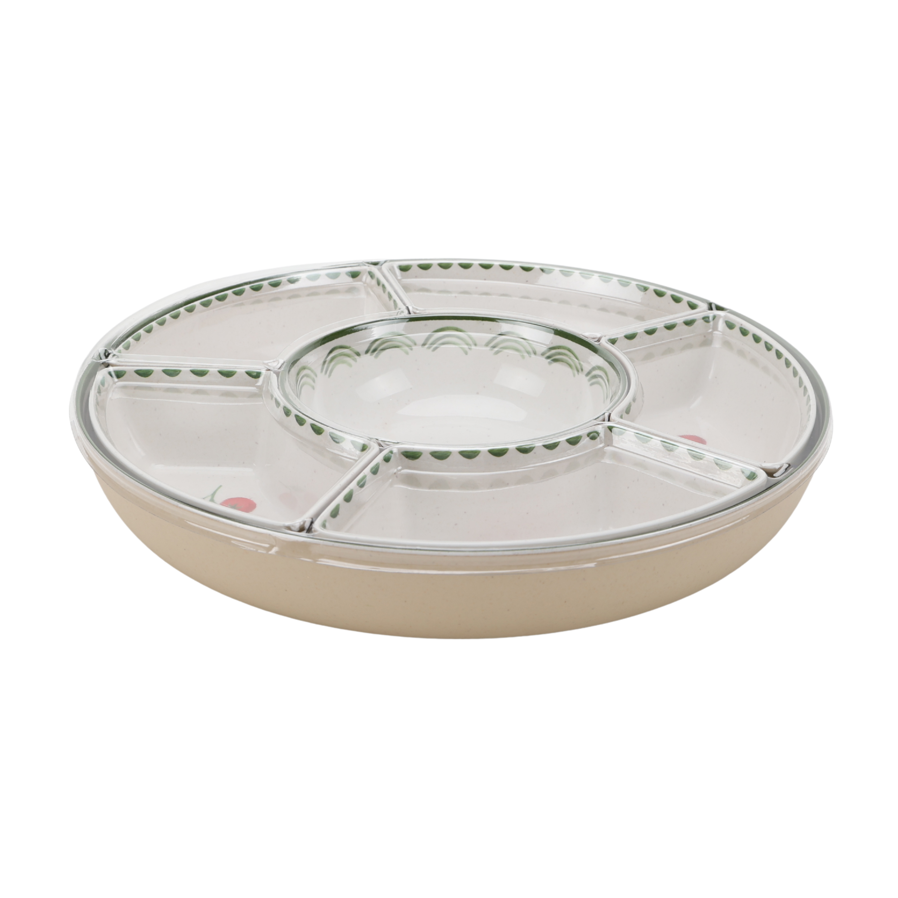Better Homes & Gardens Ensemble Chip and Dip en Bambou Mélamine 15 Inch