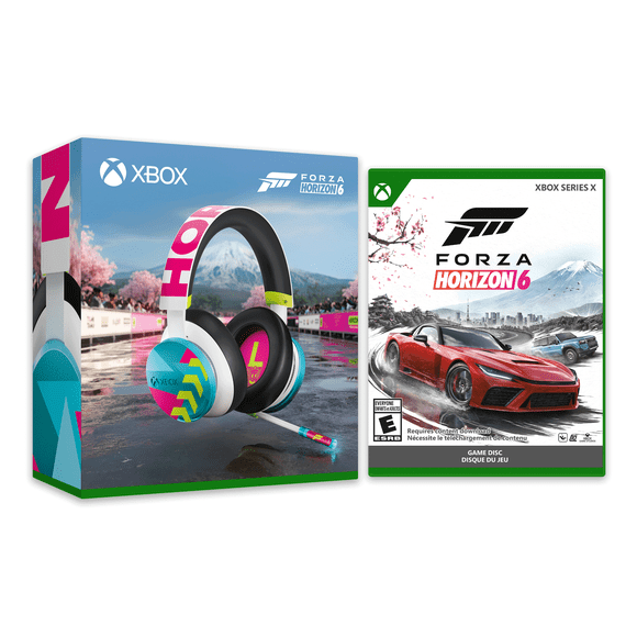 Forza Horizon 6 PLUS Xbox Wireless Headset – Forza Horizon 6 Limited Edition – for Xbox Series X|S, Xbox One, PCs, and Cloud-Enabled Devices
