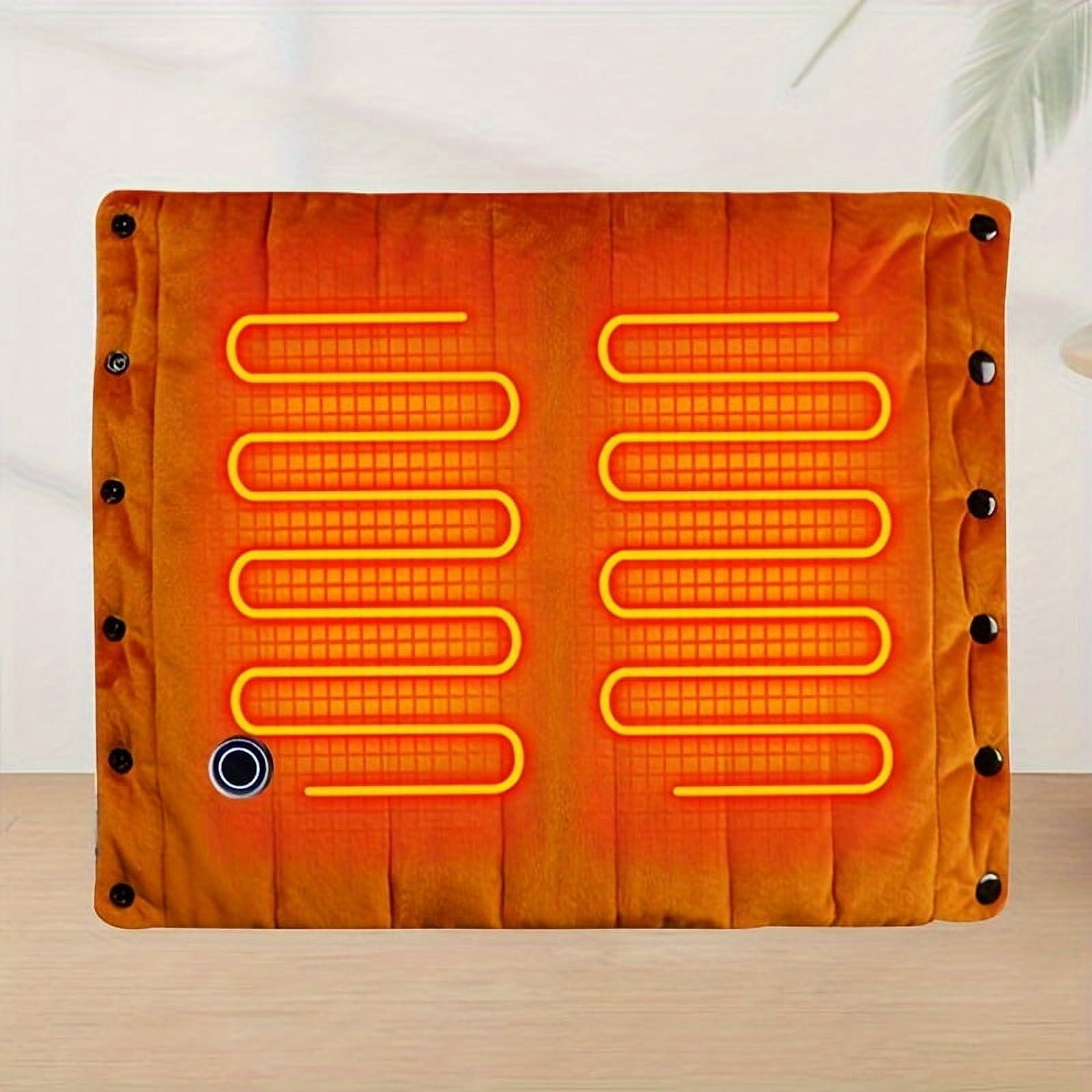 SNNROO USB Powered Electric Heating Pad - Multi-Functional Detachable Cushion for Office  Outdoor  Square Dance - Intelligent Whole Body Heat Therapy with Adjustable Temperature - Unscent