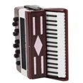 thumbnail image 3 of Mini Accordion Model,6CM Miniature Wooden Red Accordion Model Gift Desktop Accordion Model High Capacity, 3 of 9